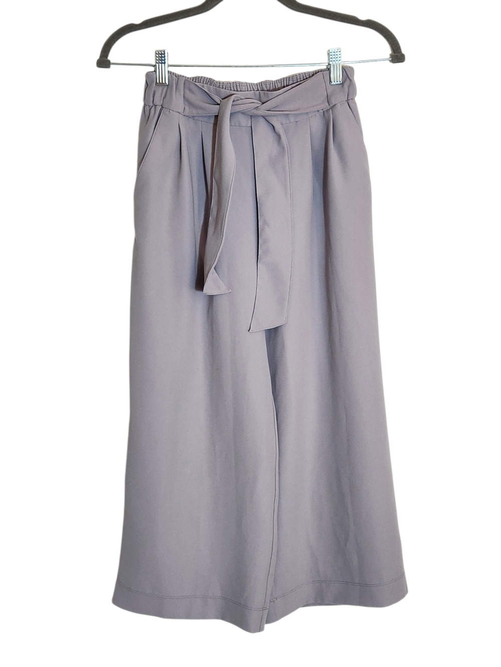Lululemon Light Purple Wide Leg Cropped Pull On Pants Size 4 Flaw